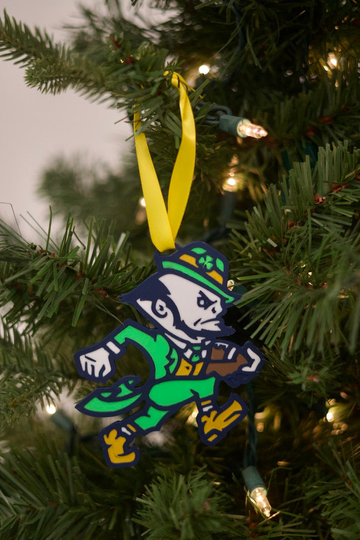 The Fighting Irish Leprechaun Ornament