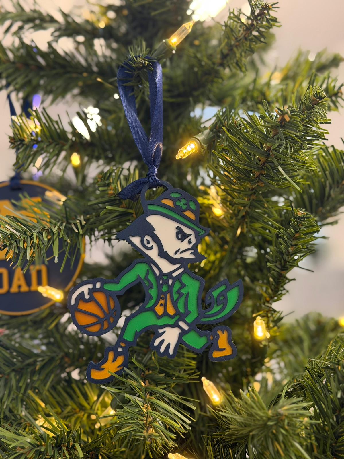 Basketball Leprechaun Ornament