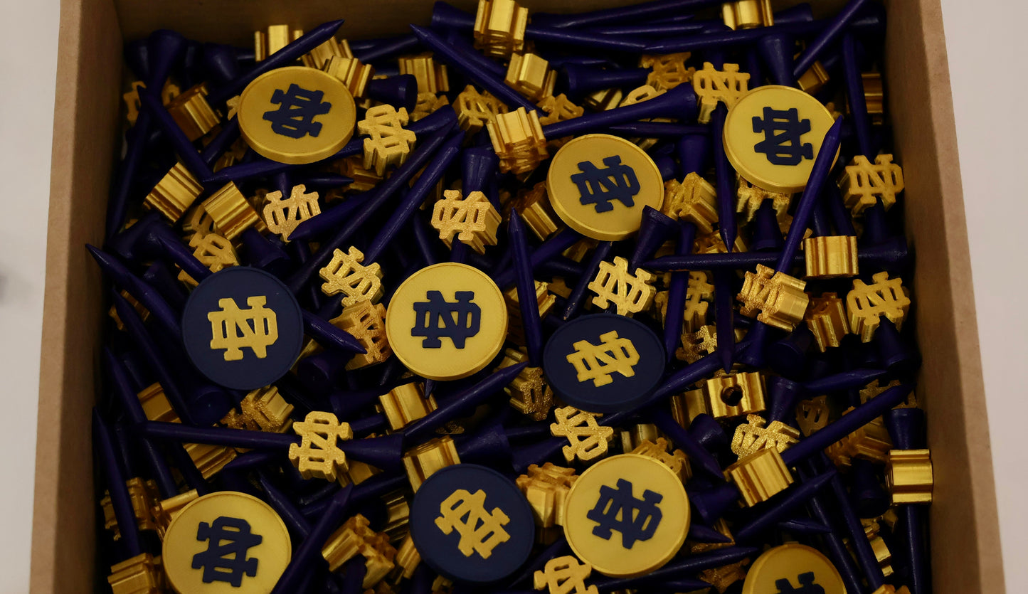 Notre Dame Legacy Golf Tees (Bundle Options Available)