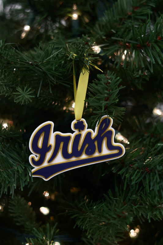 Irish Swoosh Ornament (Single)