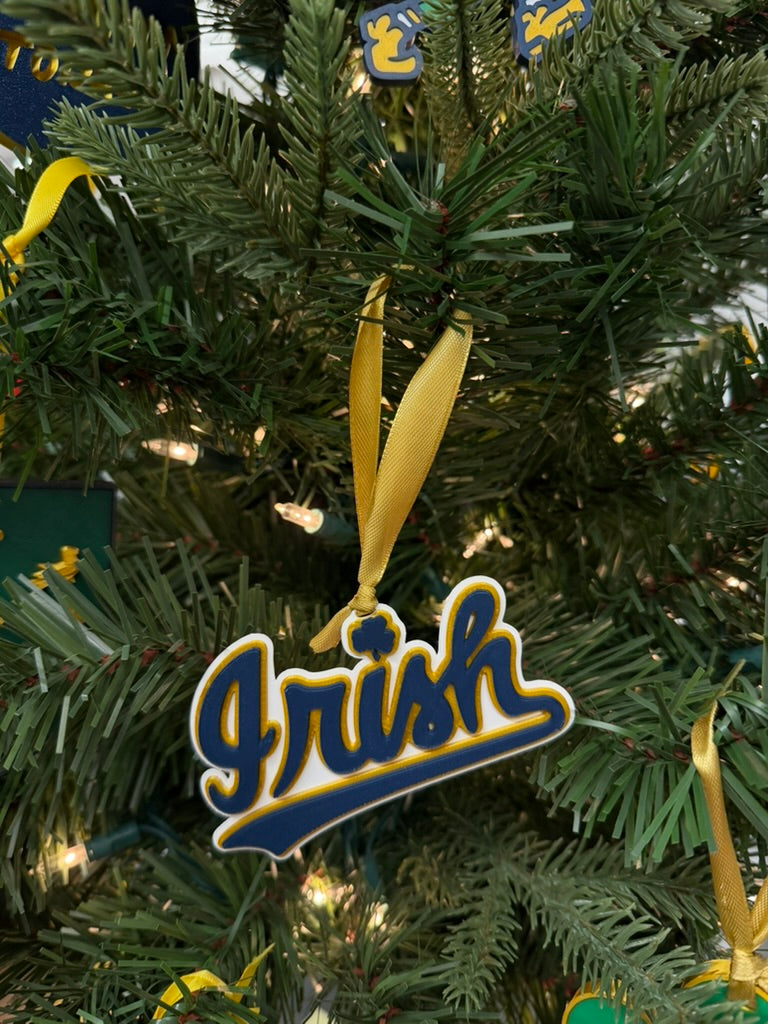 Irish Swoosh Ornament