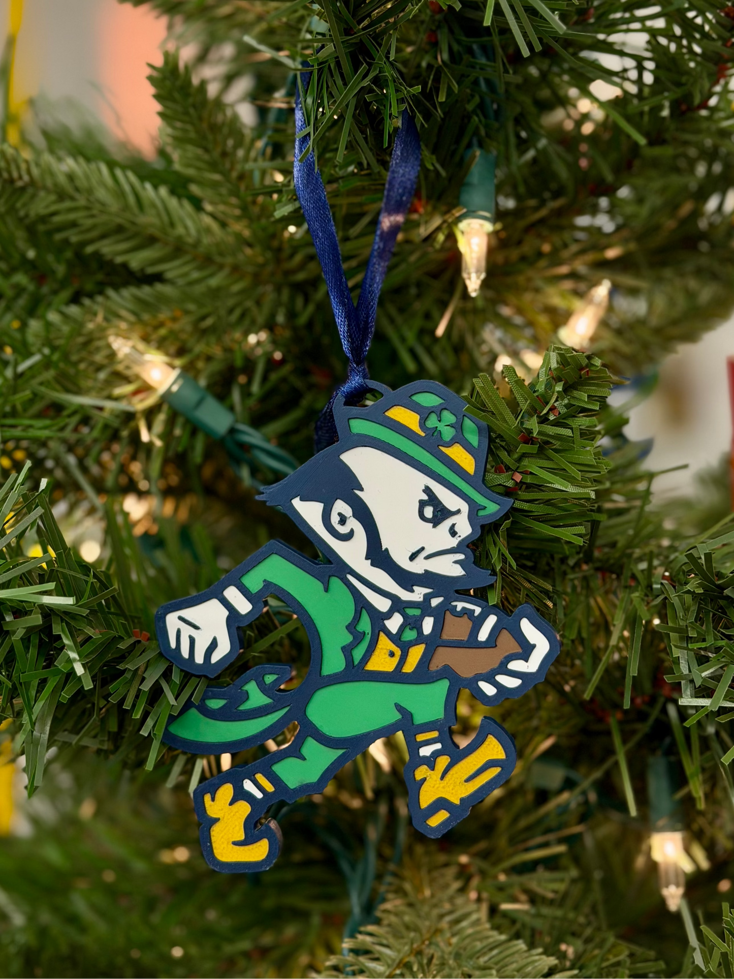 The Fighting Irish Leprechaun Ornament