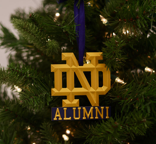 ND Alum Ornament (Hanging Style)