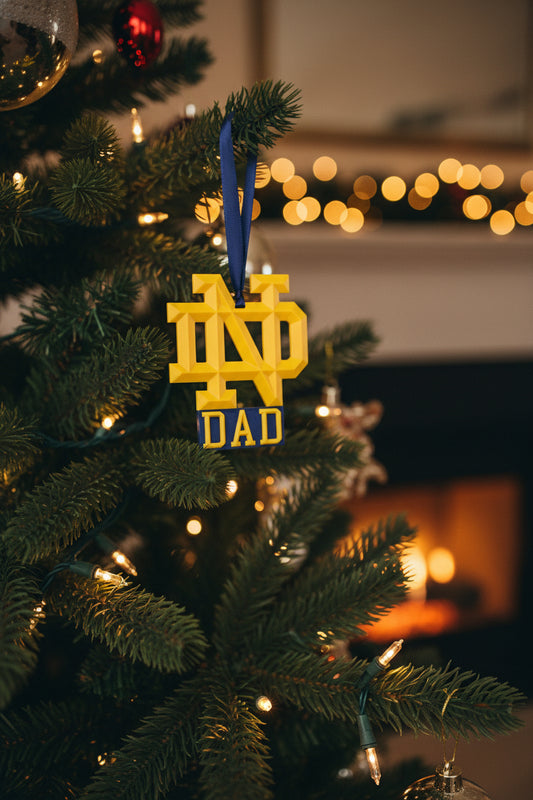 ND Dad Ornament (Hanging Style)