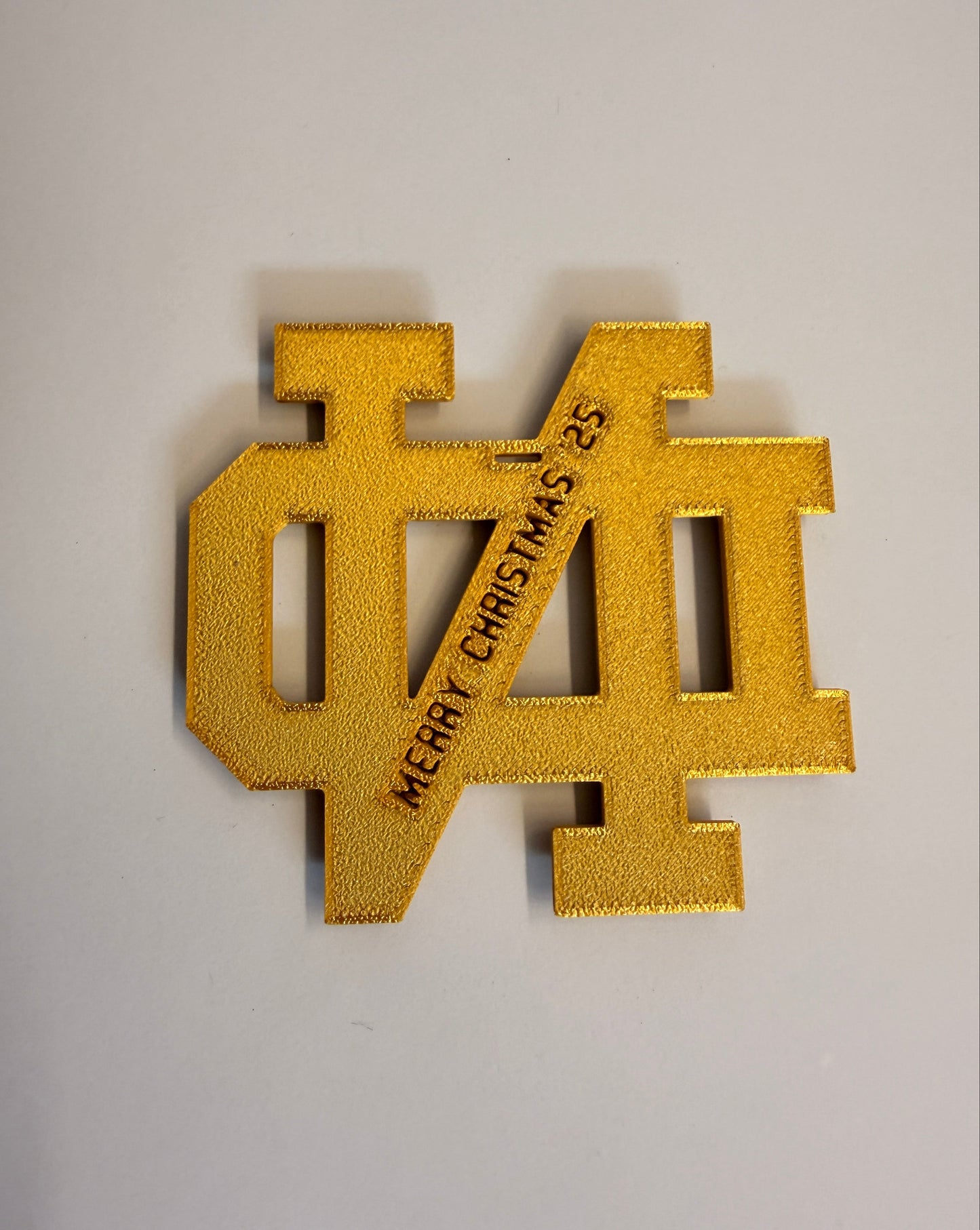 ND Monogram Ornament