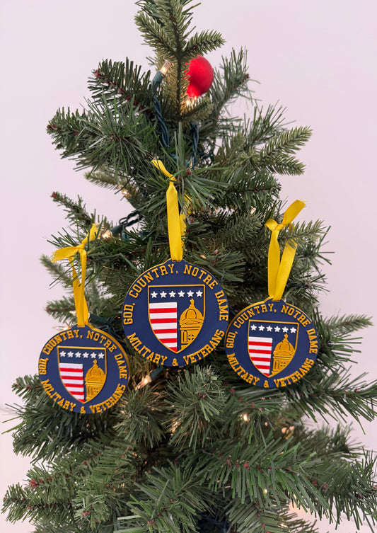 ND Ornament Three Pack (Supporting Veterans Department at ND!)