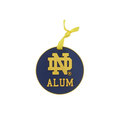 ND Alumni Ornament (Round Style)