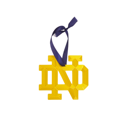 ND Monogram Ornament (Single)